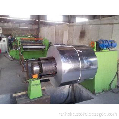 Galvanized 8MT Simple Steel Coil Slitting Line 9crsi For St